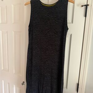 Gudrun Sjoden Black and Gray Sleeveless Dress